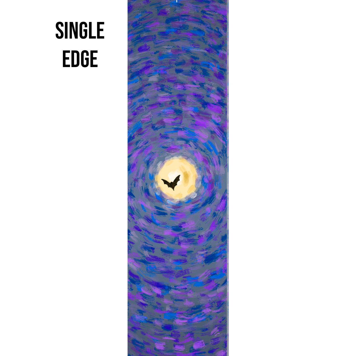Starry Night Bat Moon Edge Design