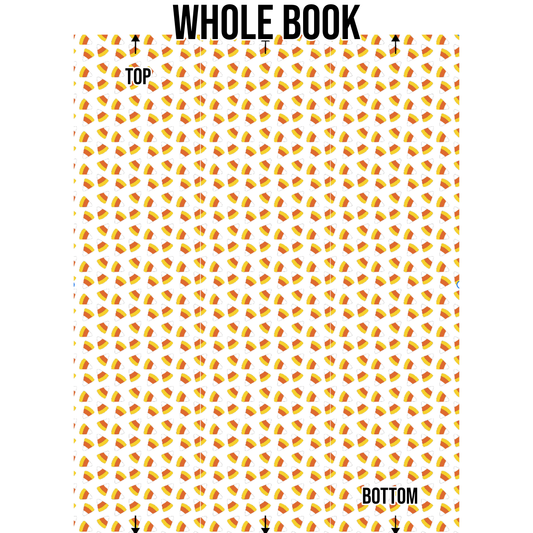 Candy Corn Edge Design