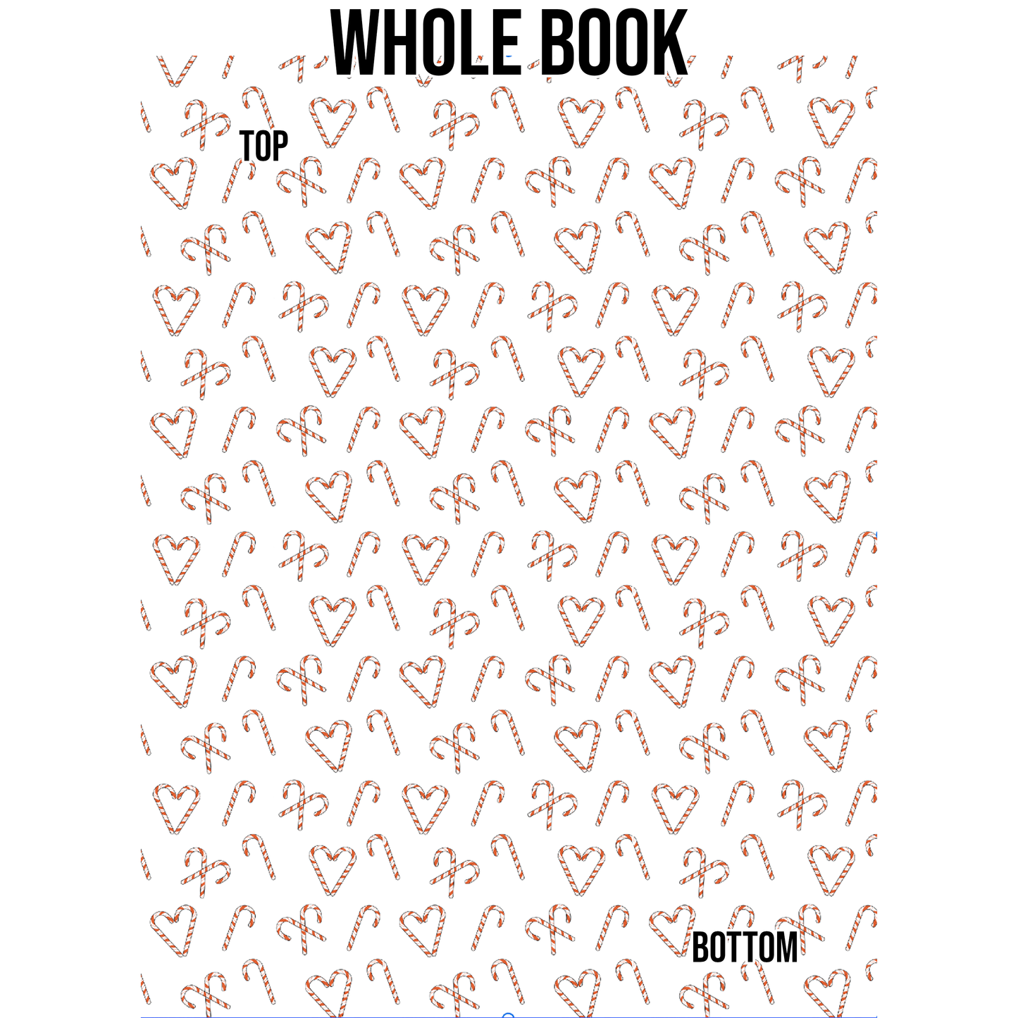 Candy Canes Edge Design