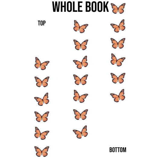 Monarch Butterflies Edge Design