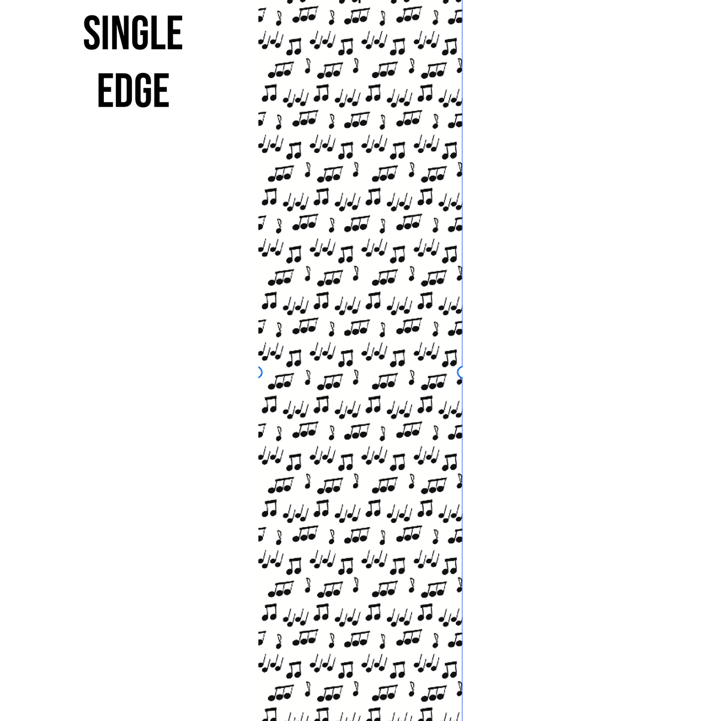Music Notes Edge Design
