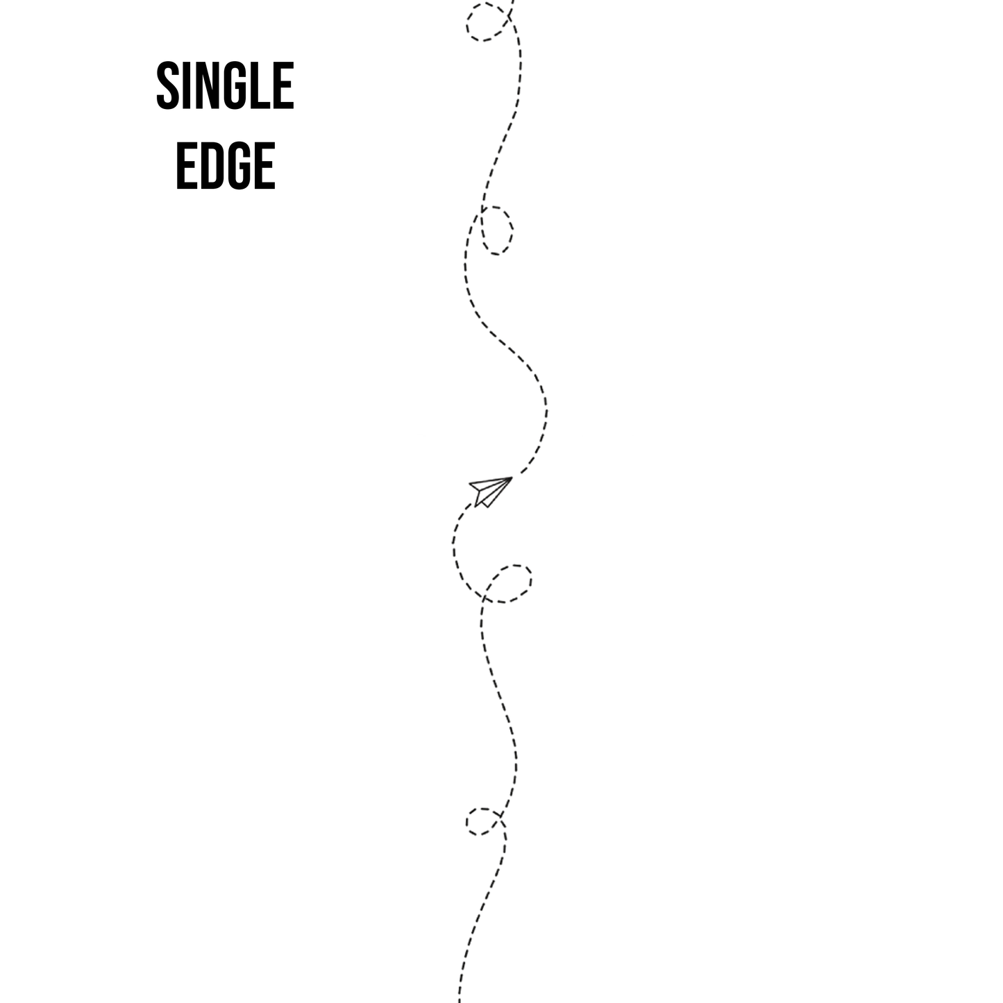 Paper Airplane Edge Design