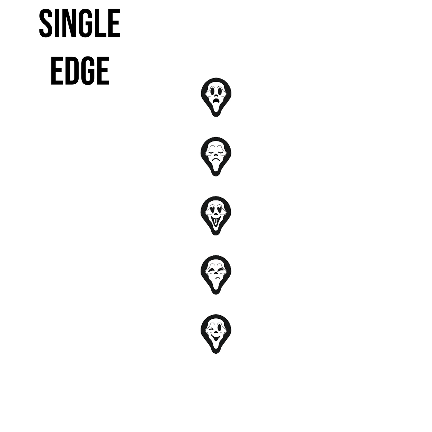 Spooky Mask Edge Design