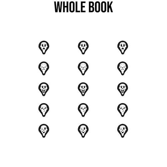 Spooky Mask Edge Design