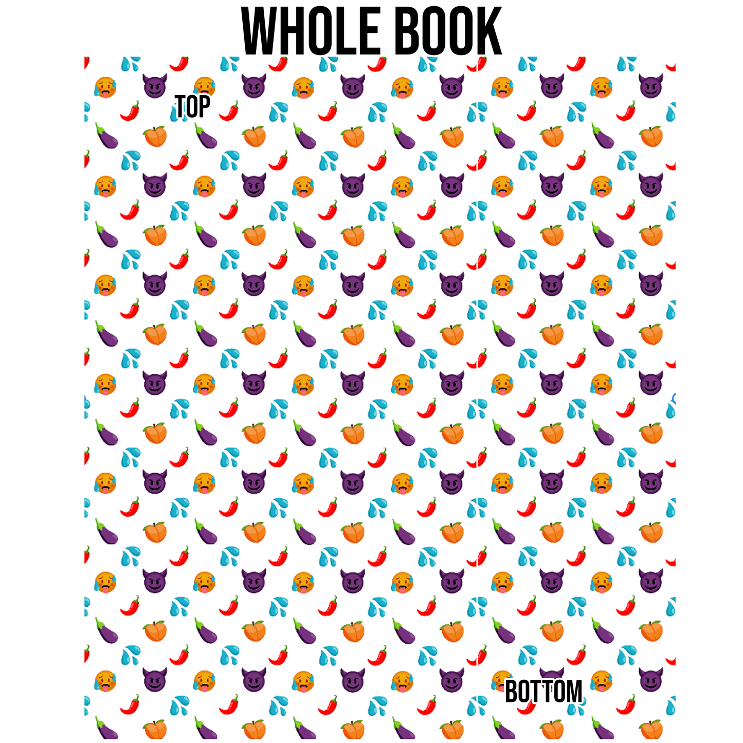 Spicy Emojis Pattern Edge Design