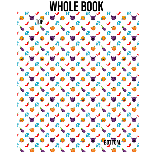 Spicy Emojis Pattern Edge Design