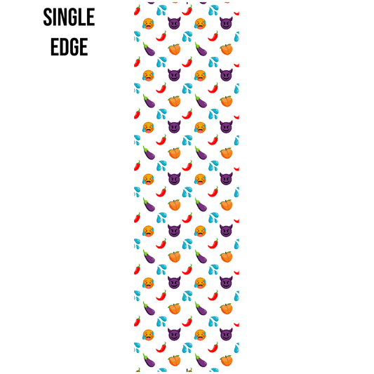 Spicy Emojis Pattern Edge Design