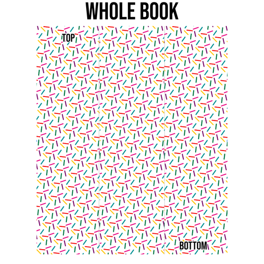 Whimsical Sprinkle Confetti Edges