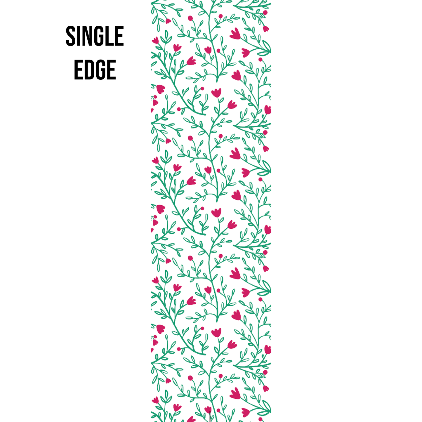 Flowering Vine Edge Design