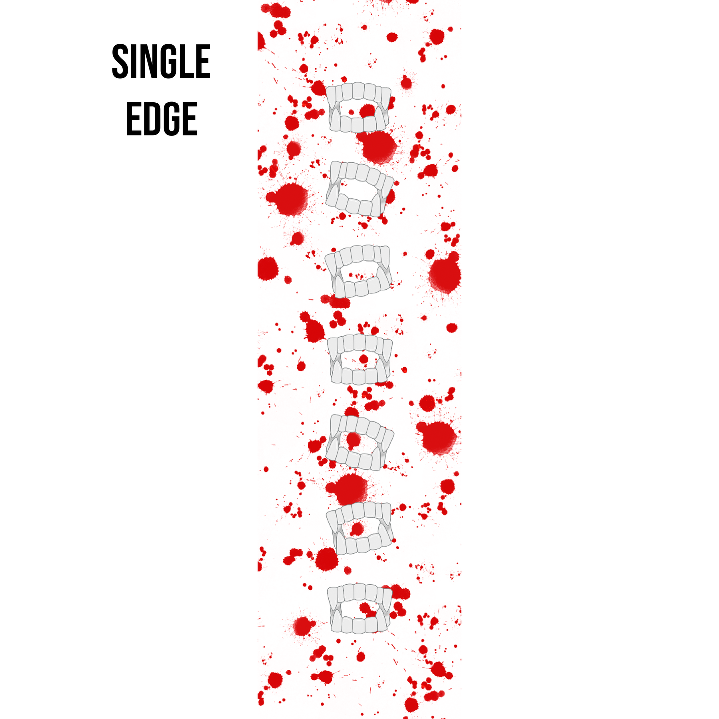 Plastic Vampire Teeth Edge Design