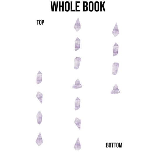 Watercolor Crystals Edge Design