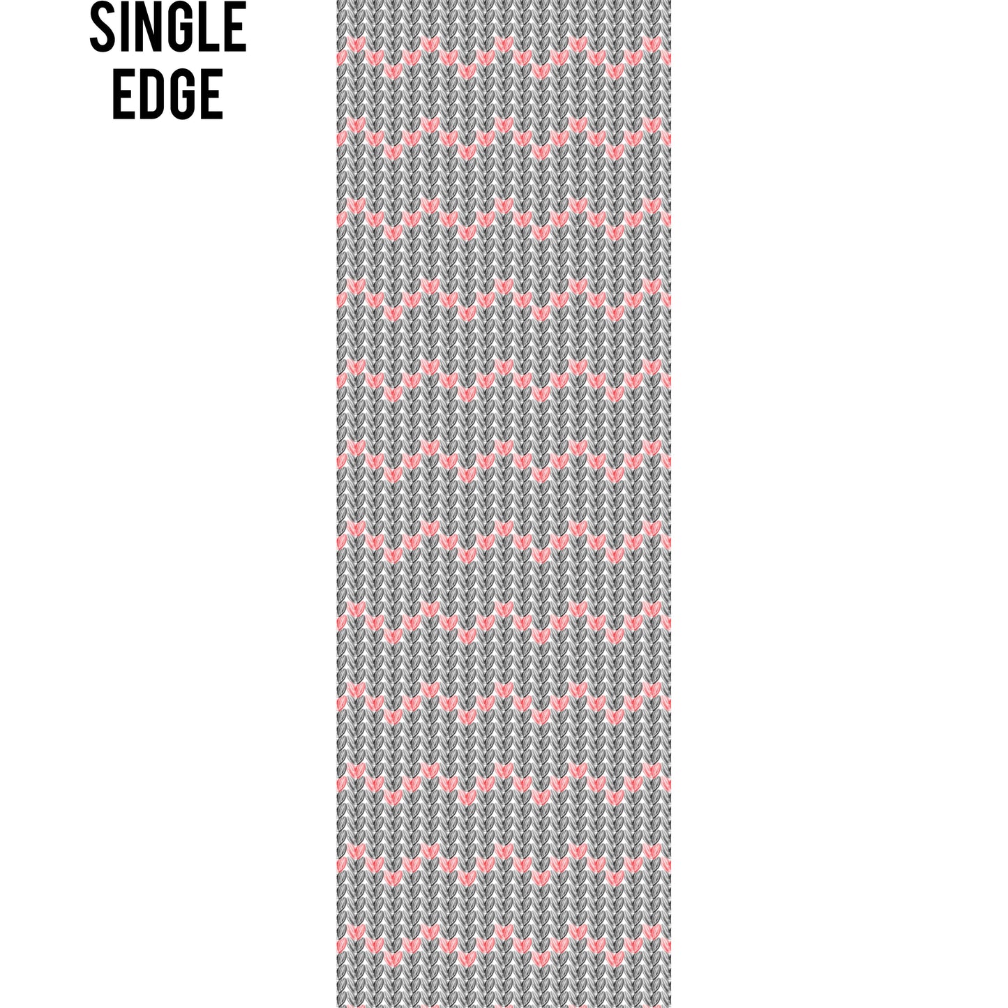 Chevron Knit Edge Design