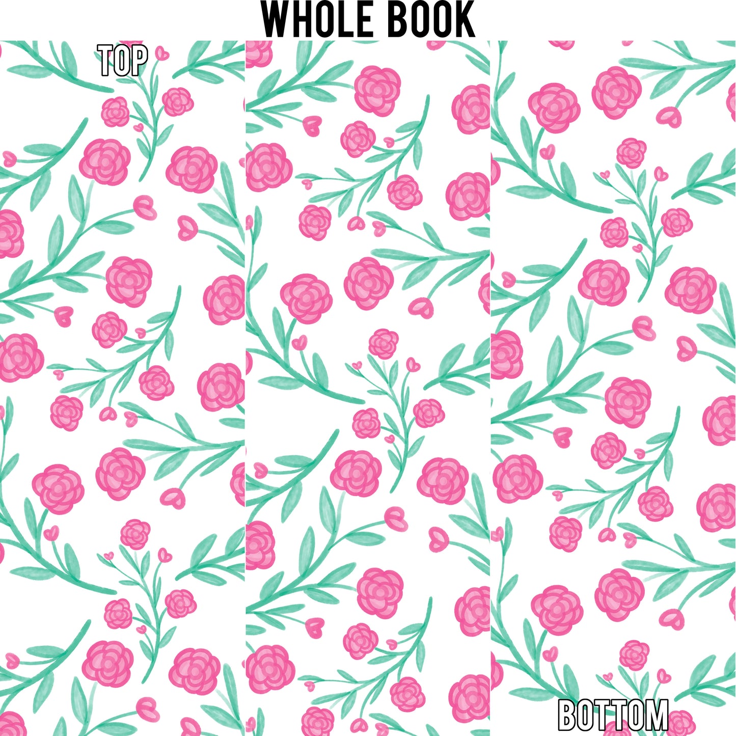 Flowering Vine Edge Design