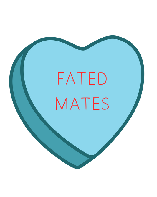 "Fated Mates" Conversation Heart Sticker