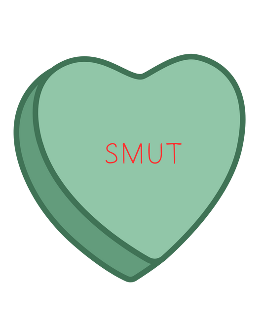 "Smut" Conversation Heart Sticker