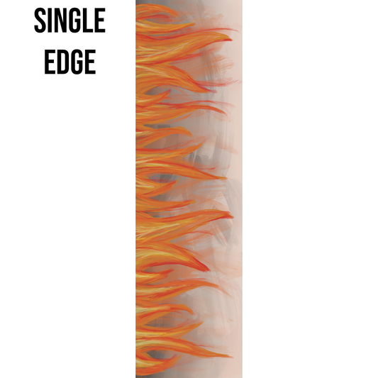 Dancing Flames Edge Design