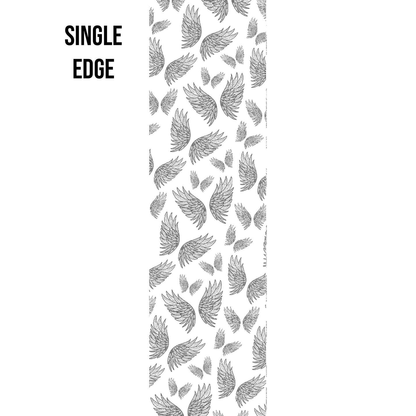 Majestic Feathered Wings Edge Design