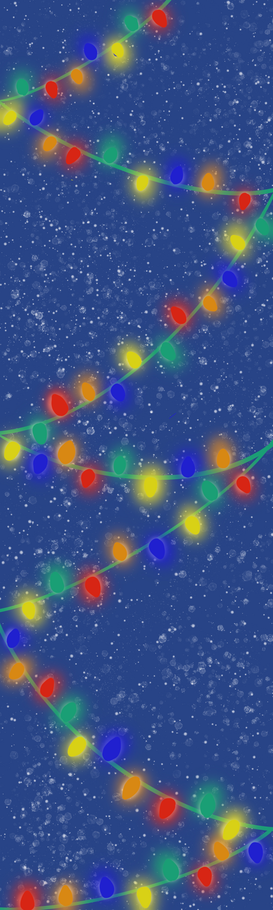 Holiday Light String Edge Design