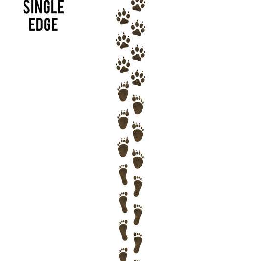 Werewolf Footprints Edge Design