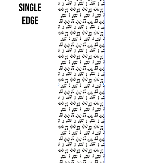 Music Notes Edge Design