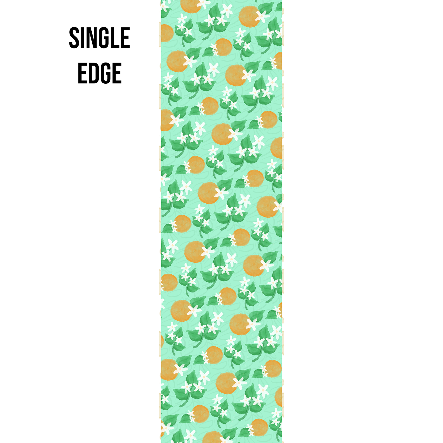 Orange Blossom Edge Design
