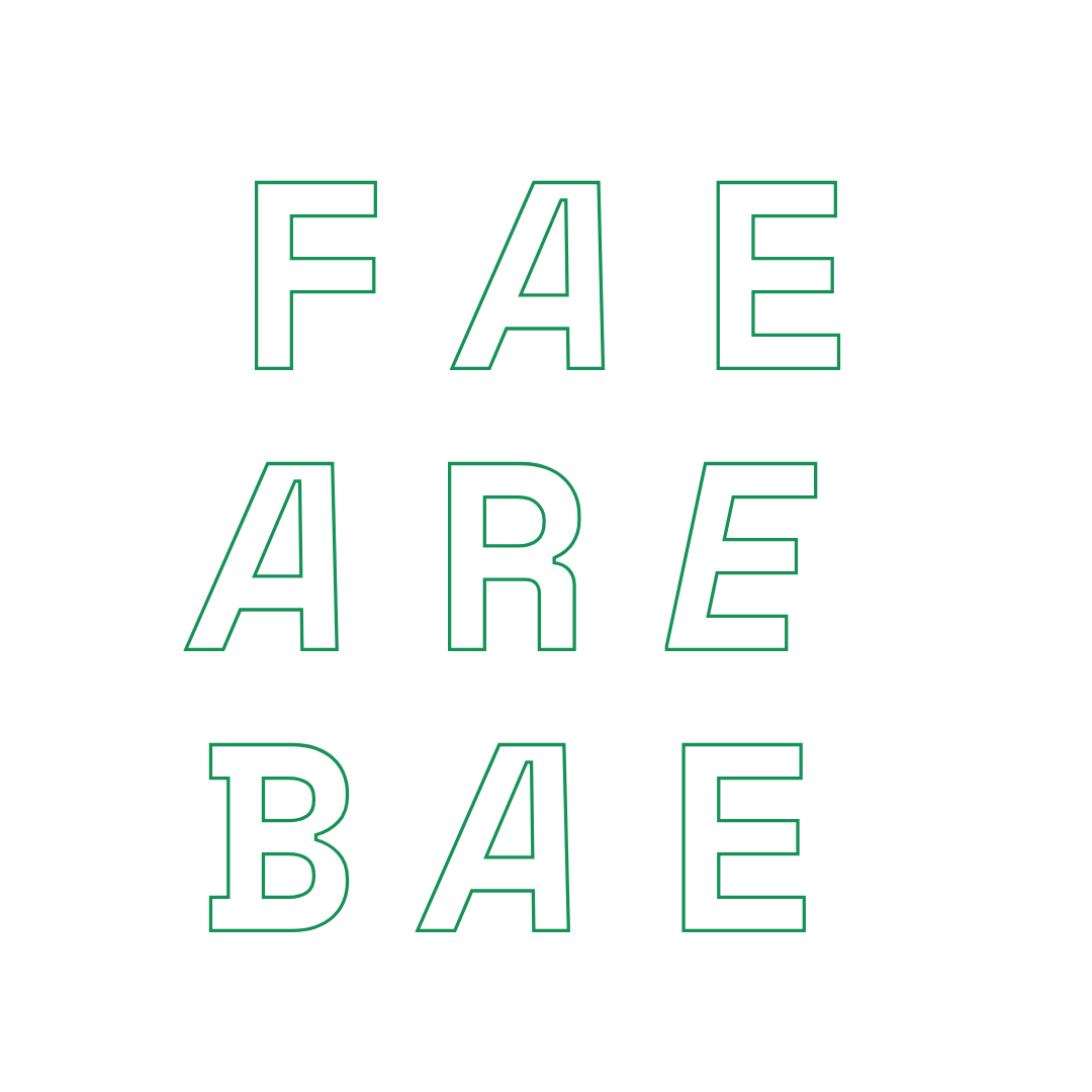 Fae Are Bae Sticker