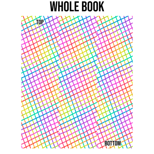 Rainbow Skinny Plaid Edge Design