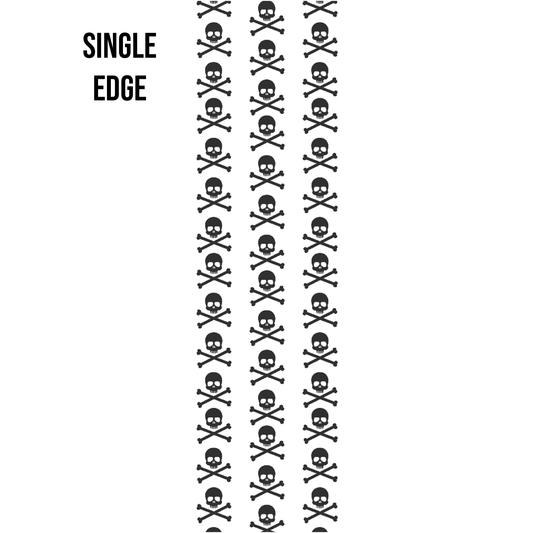 Skull and Crossbone Edge Design