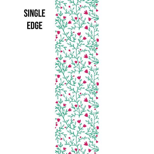 Flowering Vine Edge Design