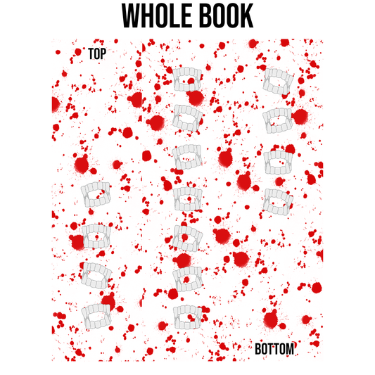 Plastic Vampire Teeth Edge Design