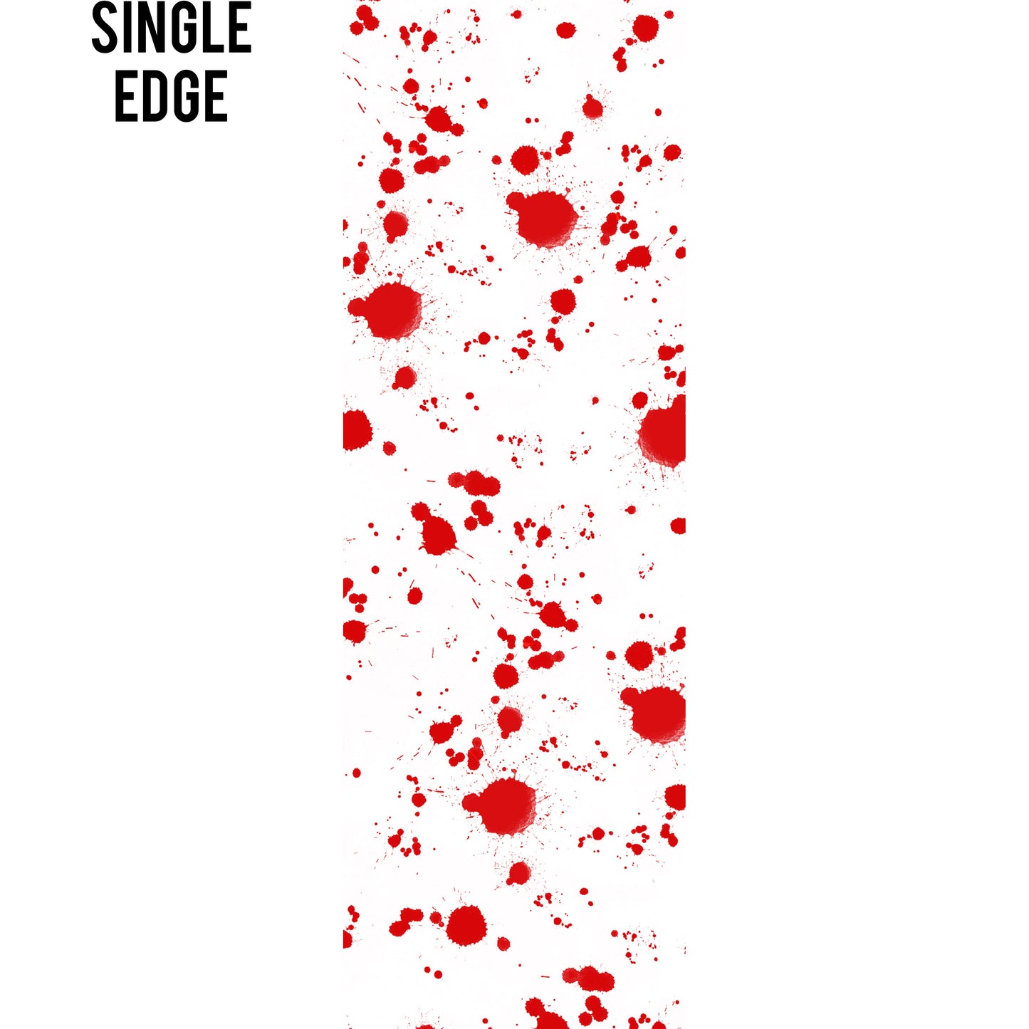 Blood Splatter Edge Design