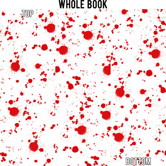 Blood Splatter Edge Design
