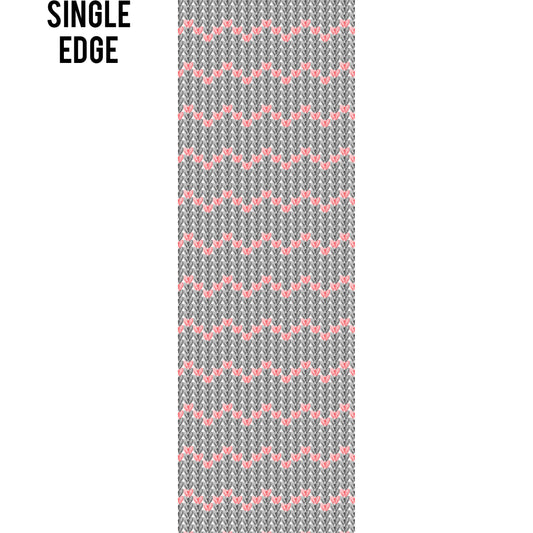 Chevron Knit Edge Design