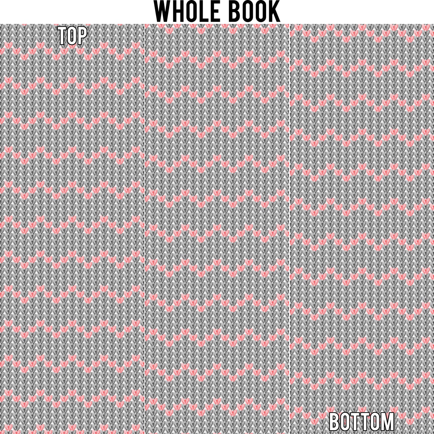 Chevron Knit Edge Design