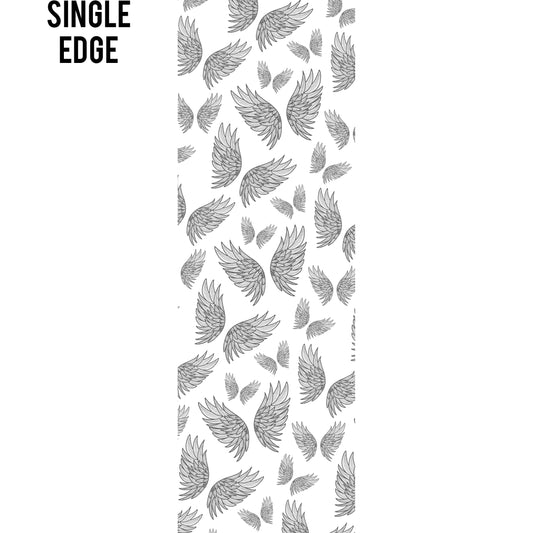 Majestic Feathered Wings Edge Design