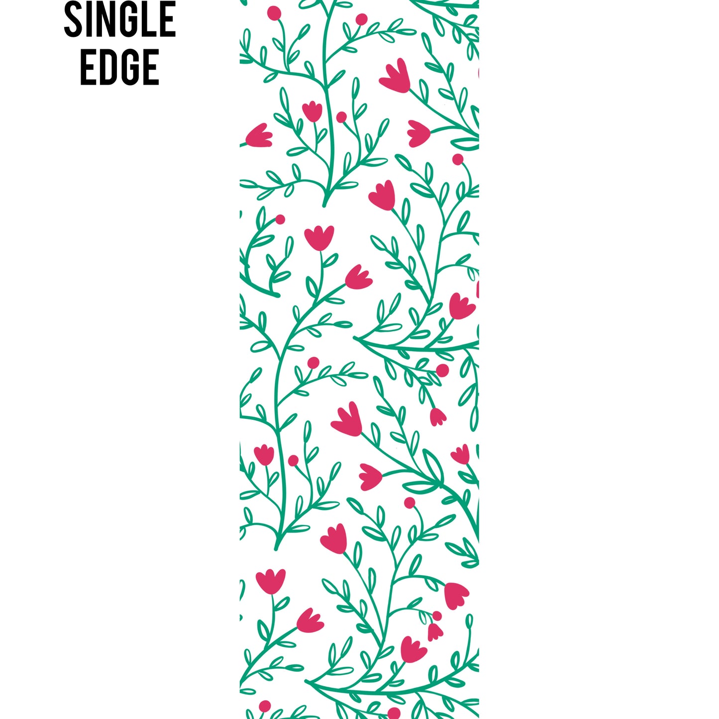 Flowering Vine Edge Design