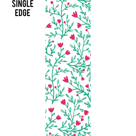 Flowering Vine Edge Design