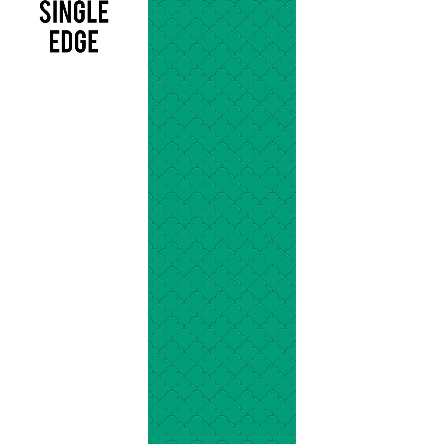 Green Mosaic Tile Edge Design