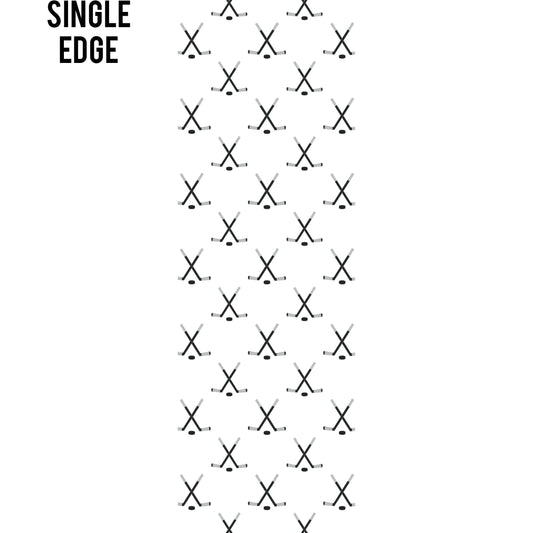 Sporty Hockey Sticks Edge Design