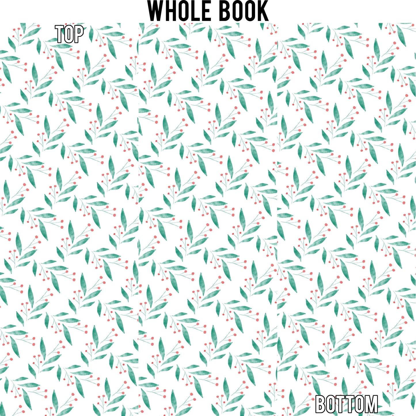 Leaves and Berries Edge Design