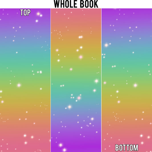 Rainbow Starry Sky Edge
