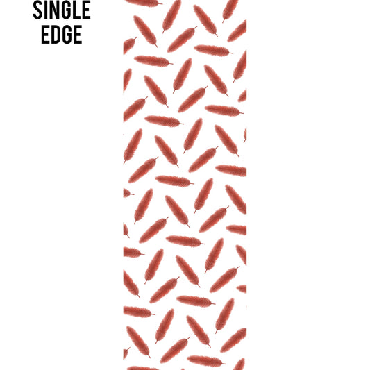 Red Feather Edge Design