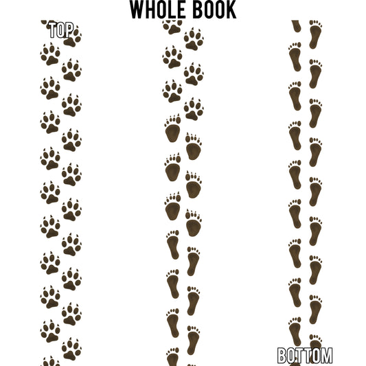 Werewolf Footprints Edge Design