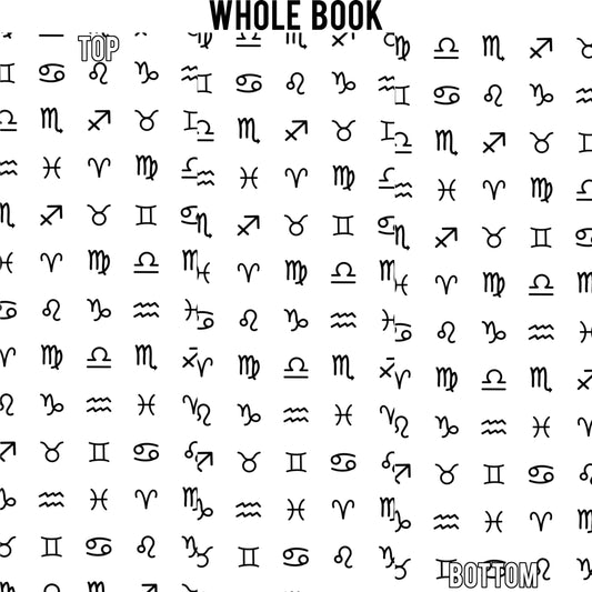 Zodiac Signs Edge Design
